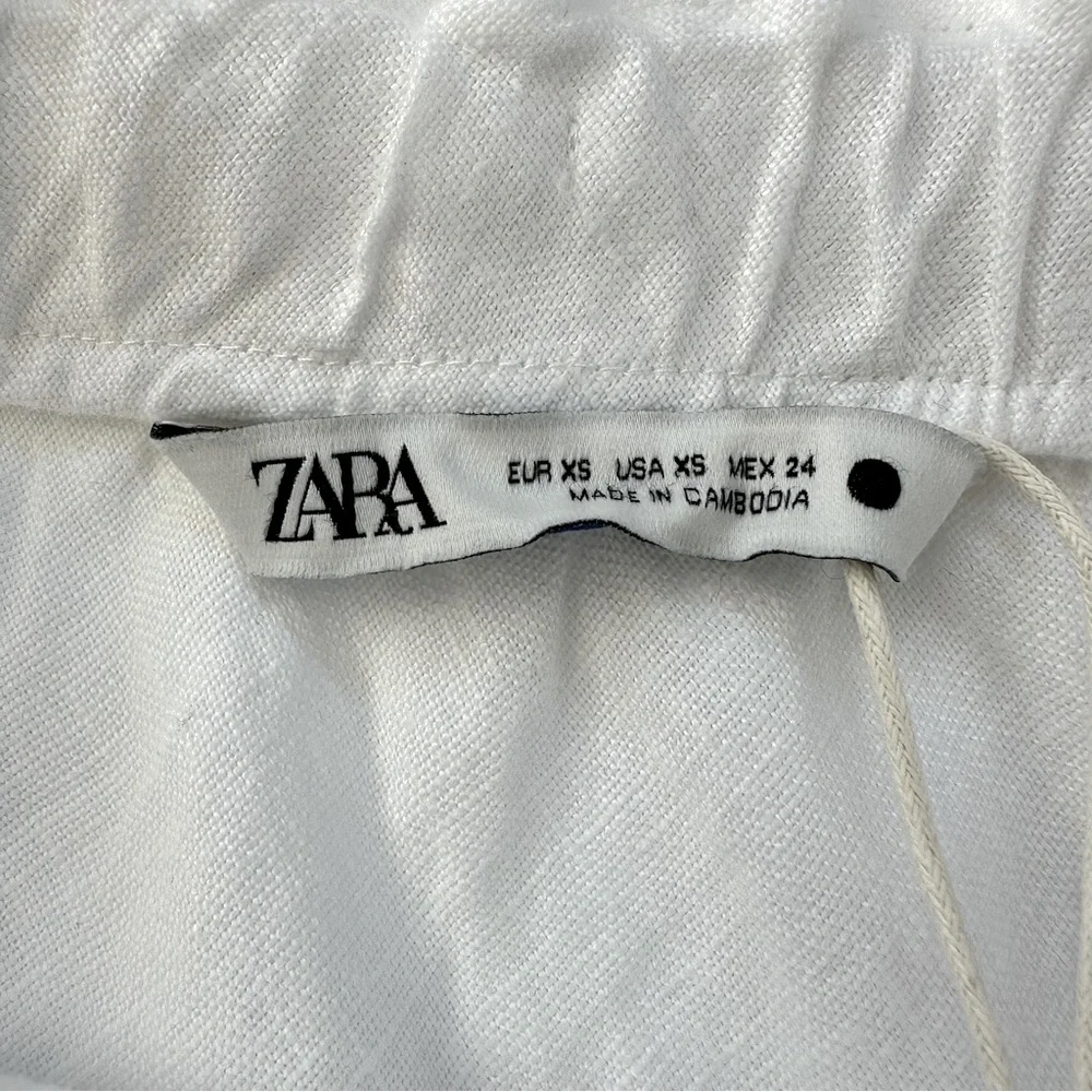 NWT Zara 100% Linen White Maxi Skirt - Picture 9 of 15